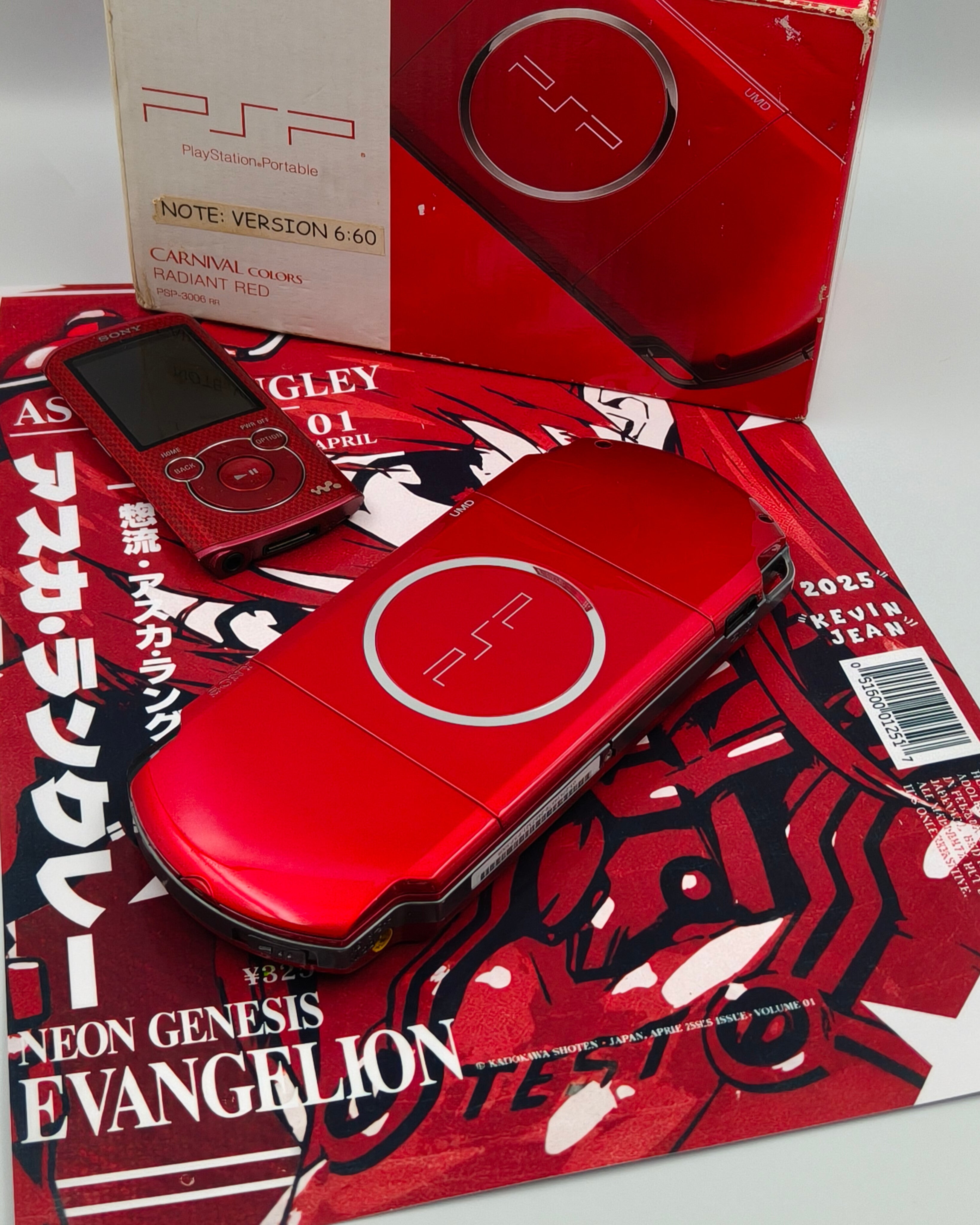 ⋆.˚♱Sony PSP 3000 Carnival Colors Radiant Red.♱ ݁˖