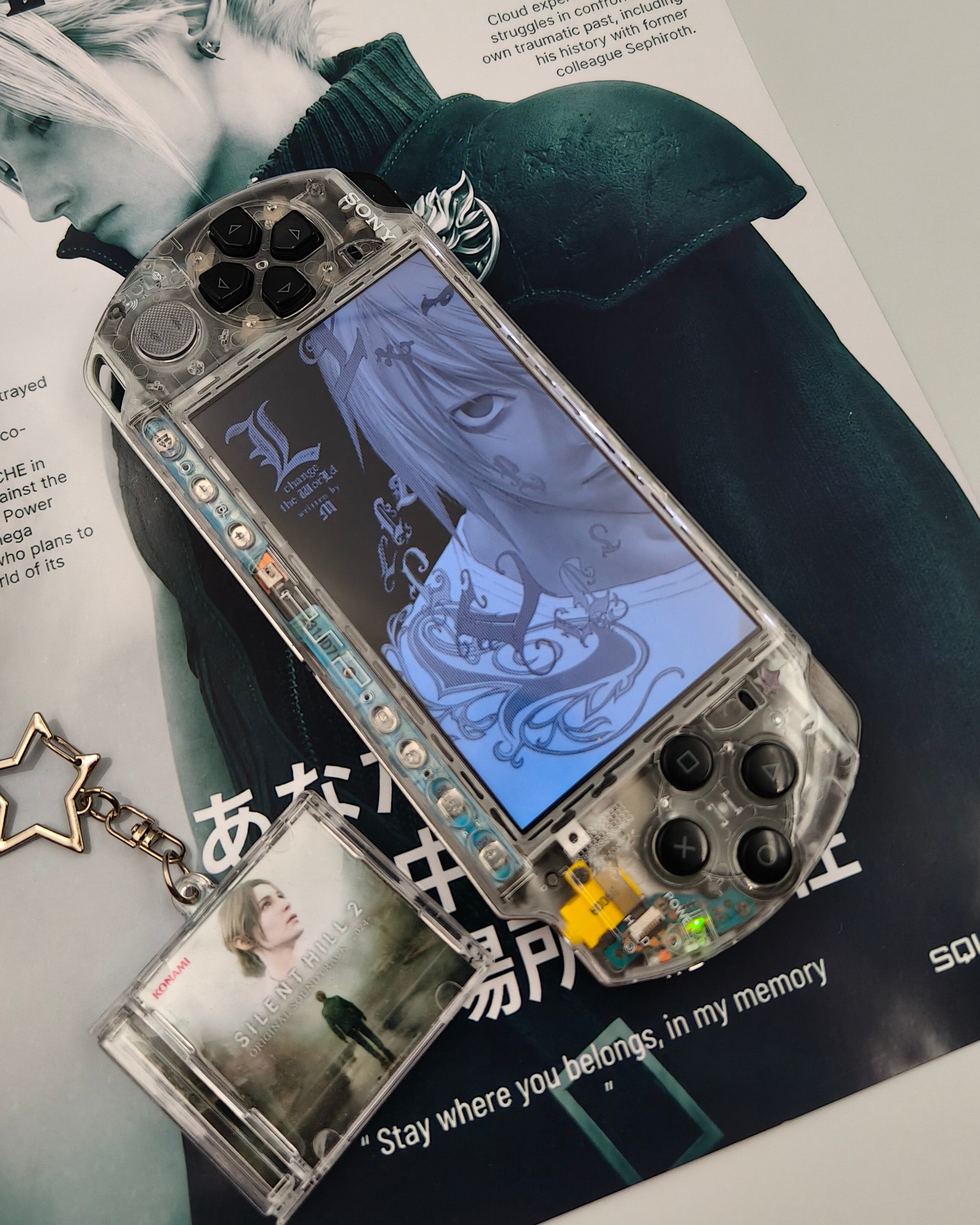 ⋆.˚♱PSP 3000 Clear Shell♱ ݁˖