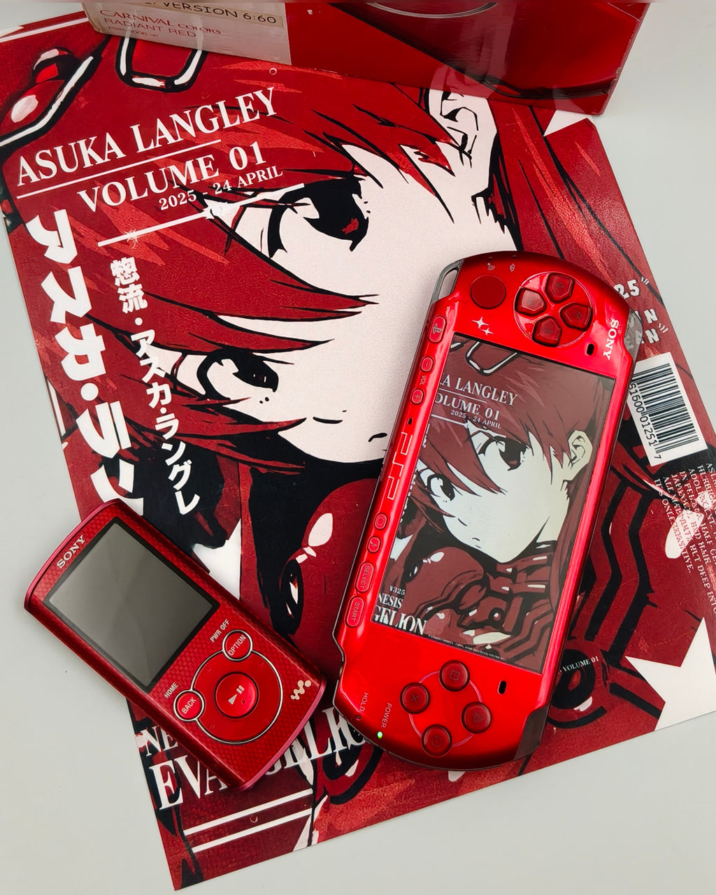 ⋆.˚♱Sony PSP 3000 Carnival Colors Radiant Red.♱ ݁˖