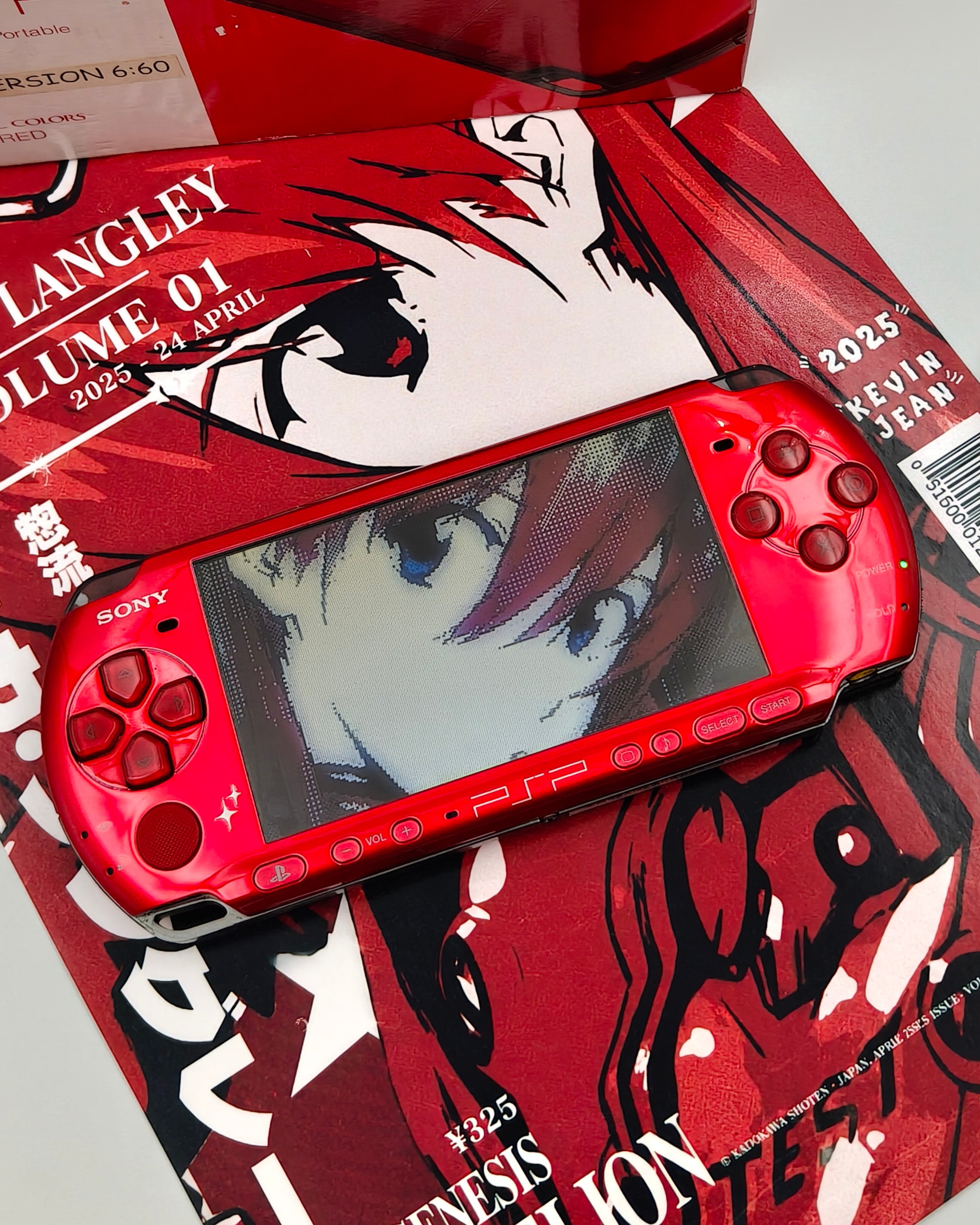 ⋆.˚♱Sony PSP 3000 Carnival Colors Radiant Red.♱ ݁˖