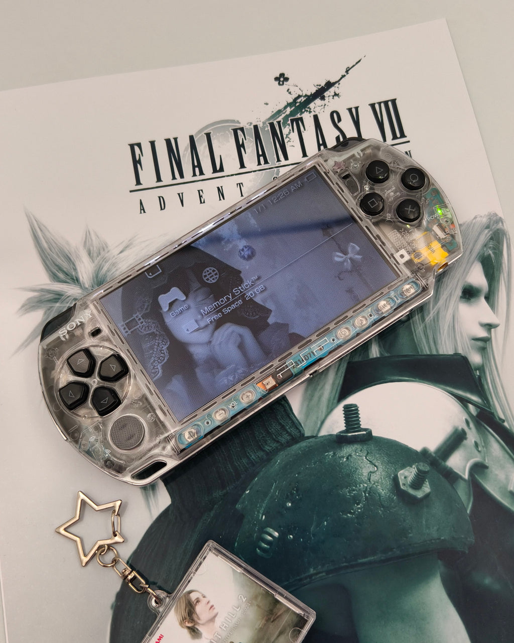 ⋆.˚♱PSP 3000 Clear Shell♱ ݁˖